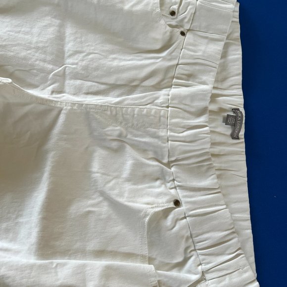 Comfort Waistband Jeans By Jessica London - size 22W Petite, new, white! - Picture 5 of 6